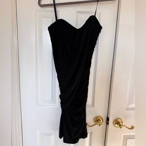 Black Strapless Dress